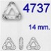 Swarovski® - 4737 - 14 mm - Cosmic Triangle