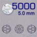 Swarovski® - 5000 Bead - 05 mm ( Sfera 32 faccette )
