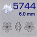 Swarovski® - Bead 5744 - 6 mm ( Fiore 32 faccette )