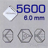 Swarovski® 5600 Bead - 6 mm ( Cubo diagonale )