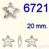 Swarovski® 6721 - 20 mm - Starfish Pendant